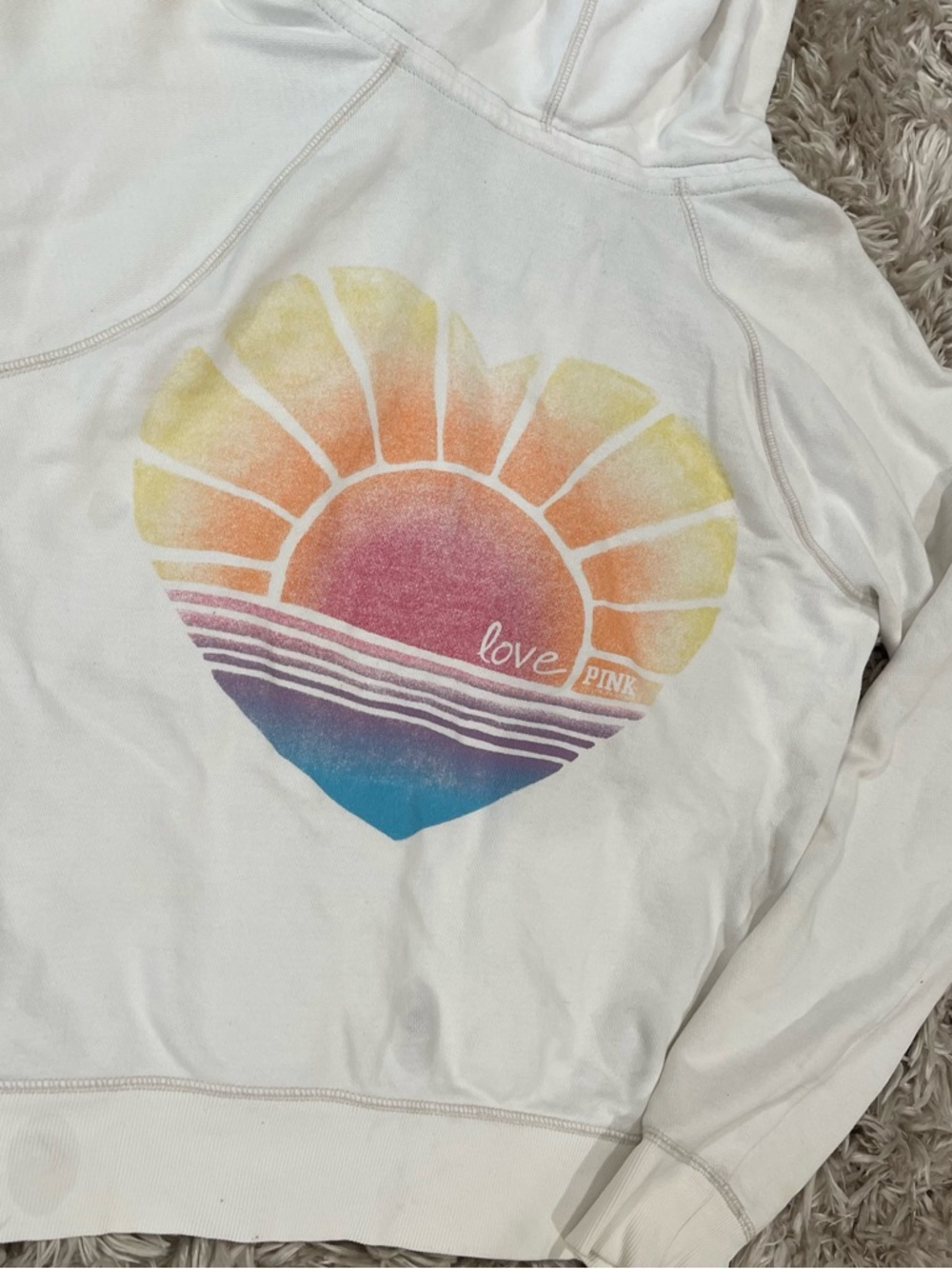 RARE ✨ Y2K Vintage 2008 Victoria Secret PINK Zip Up Hoodie w/ pockets